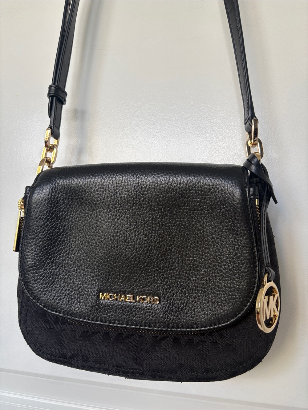 Michael Kors Bedford Pebbled Leather Crossbody Bag